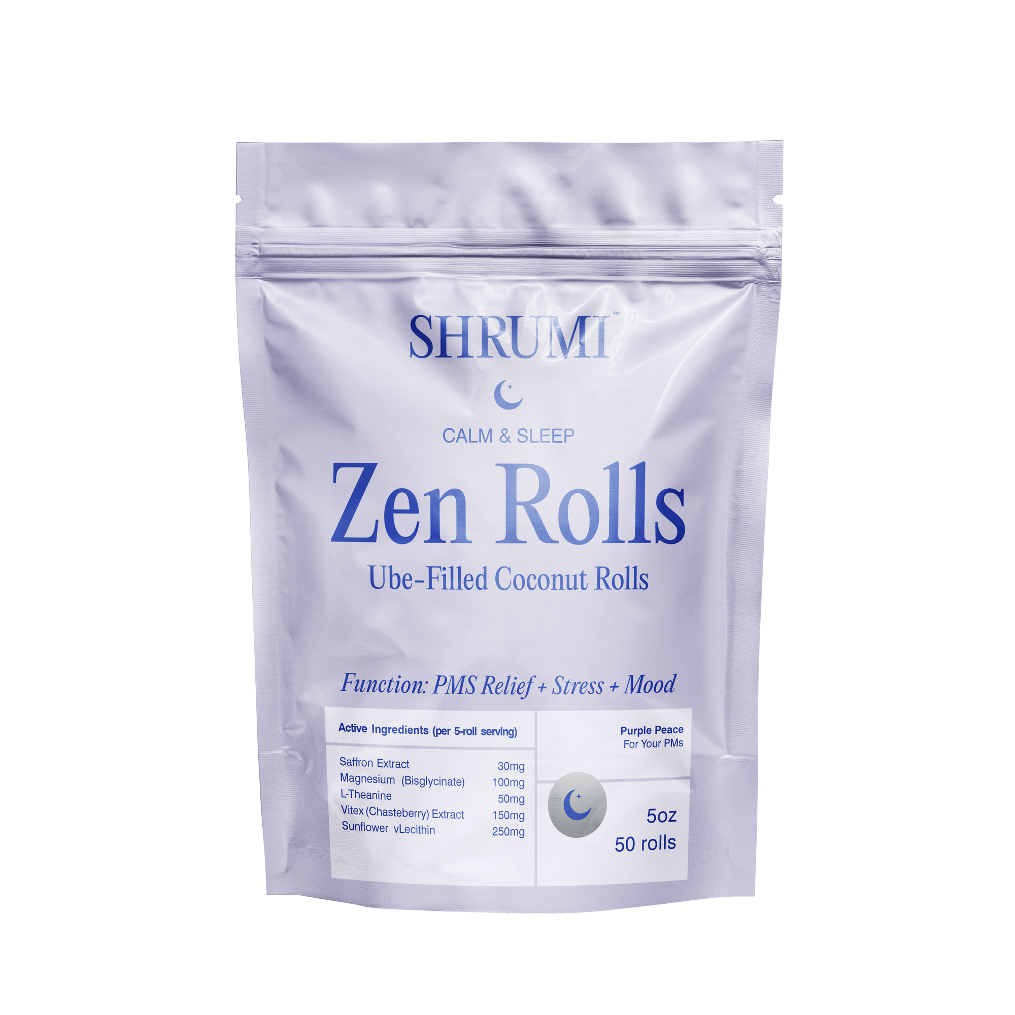 Zen Rolls (Ube-Filled Coconut Rolls)