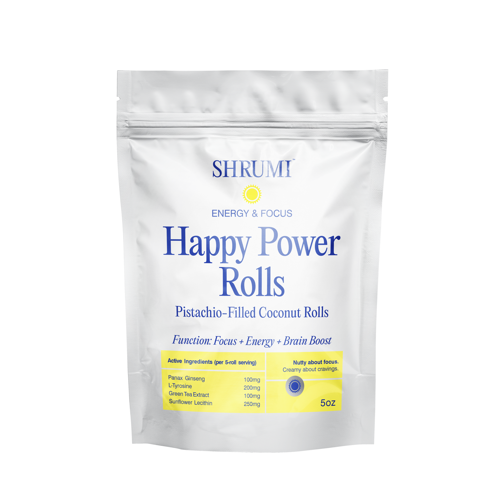 Happy Power Rolls (Pistachio-Filled Coconut Rolls)
